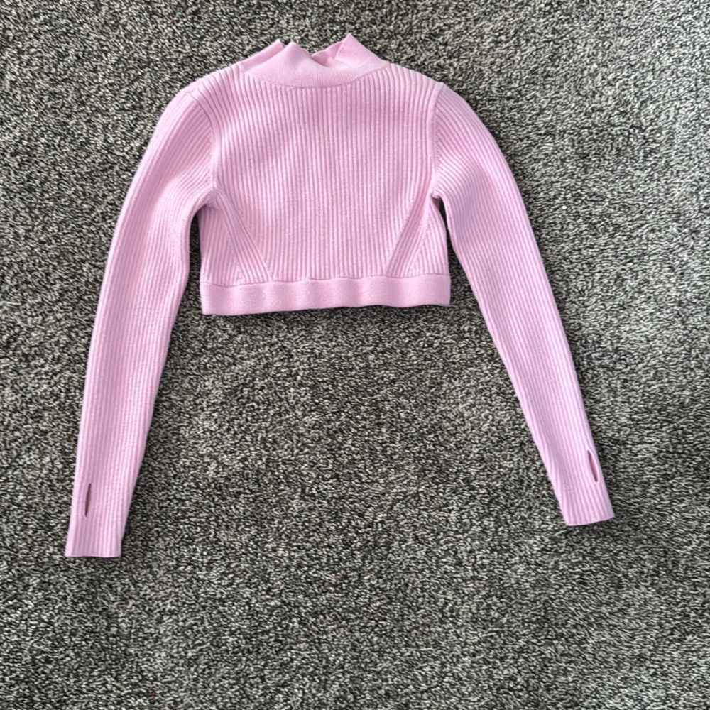 Wild Fable Soft Pink Cowl Neck Sweater